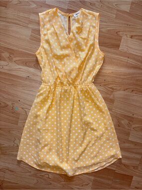 Yellow Polka Dot Dress